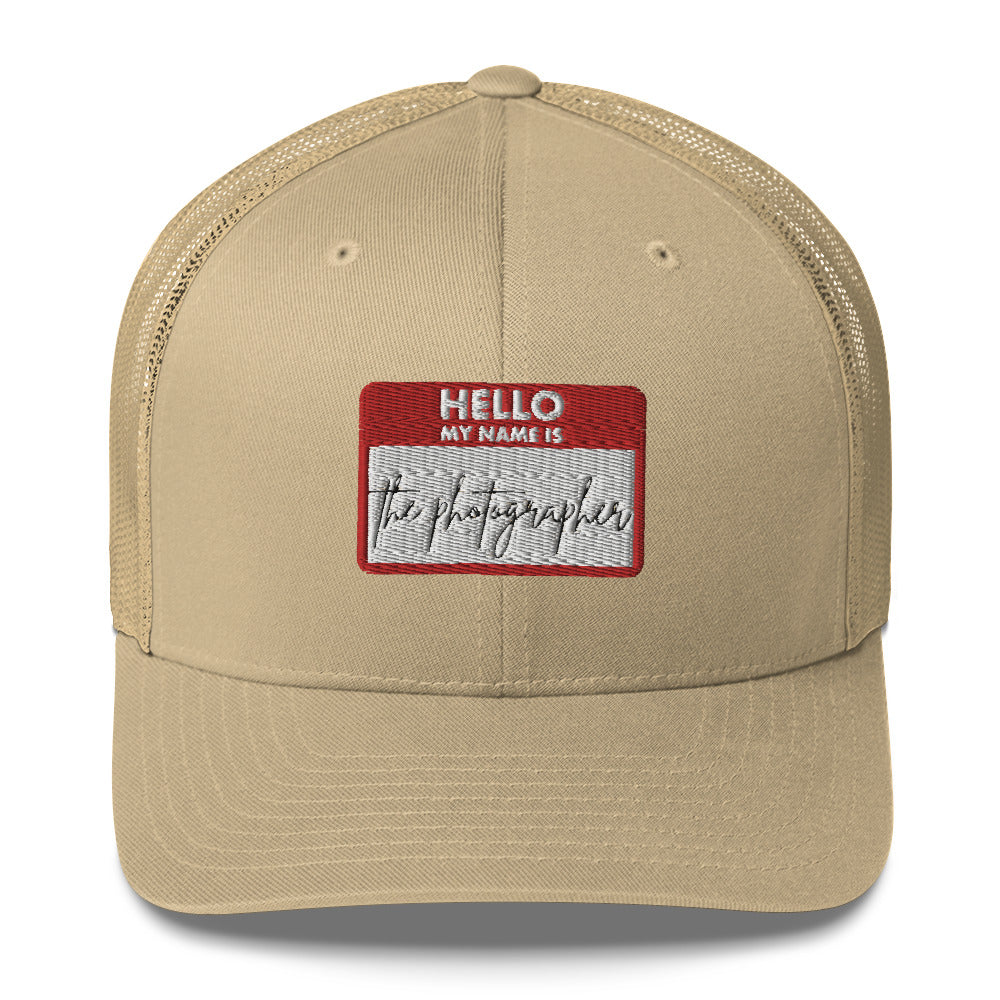 CAP | Hello Sticker - Retro Trucker